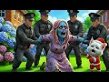 😱 OMG 🐾 How the Kitten Faced the Zombie Granny Breaking In | Cat Story 🧟🔥