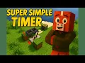 Minecraft Redstone Timer - Super simple