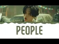 Agust D - 'People' Lyrics Color Coded (Han/Rom/Eng)