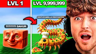 I Became MAXIMUM LEVEL BRAINROT In Roblox 