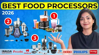 Best Food Processors 2026 Preethi vs Usha vs Havells vs Bajaj vs Philips vs Inalsa