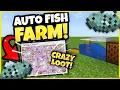 EASIEST Automatic AFK Fish Farm Tutorial Java Bedrock - Minecraft 1 20