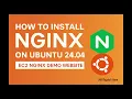 How to Install Nginx on Ubuntu 24 04 EC2 Nginx Website Setup Step-by-Step Guide