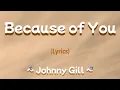 Download Lagu Because of You (Lyrics) ~ Johnny Gill
