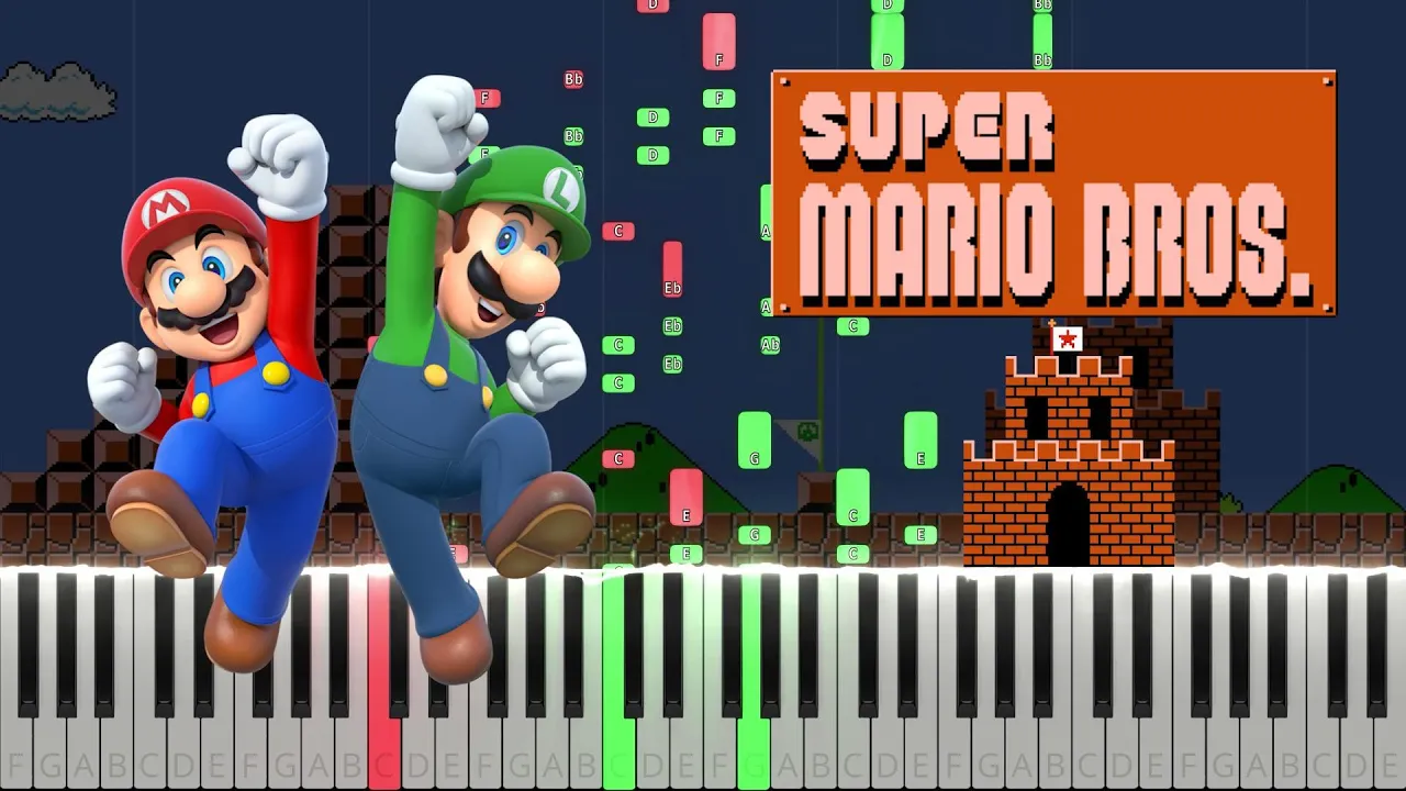 Super Mario Bros. - Course Clear Fanfare (Piano Tutorial by Javin Tham)