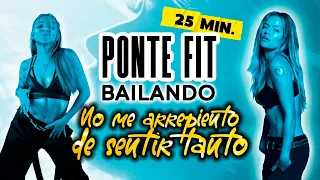 🩵 KAROL G: NO ME ARREPIENTO DE SENTIR TANTO | PONTE FIT BAILANDO | 25 minutos (Zumba at home)