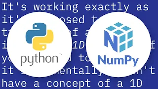 Transposing a 1D NumPy array