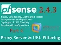 PfSense 2 4 3 Proxy server - Squid Squidguard Lightsquid