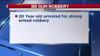 Madison Police Suspect arrested after robbing store with BB gun