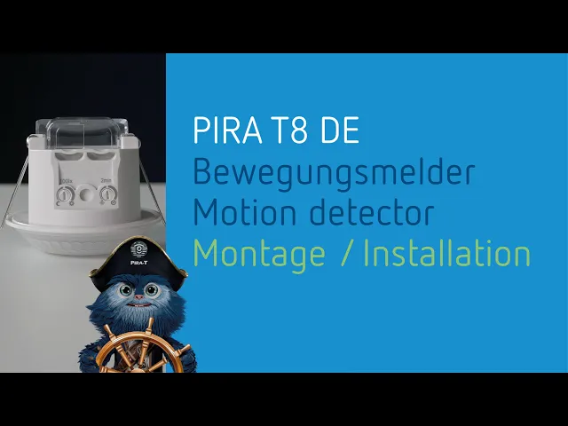 PIR motion sensor, recessed ceiling mounting, 360°, range D8m @ h=2,5m, IP21, PIRA T8 DE Theben, THEBEN, 1030200