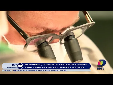 Em outubro, governo planeja força-tarefa para avançar com cirurgias eletivas