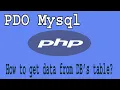 PDO Mysql Select one field Part-06 How to fetch data PDO mysql tutorial