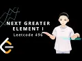 Leetcode 496 - Next Greater Element I JAVA Solution Explained