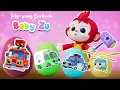 Lagu Telur yang berbeda ♪ Surprise egg kids song ♪ Lagu anak Indonesia Original ♪  BabyZu