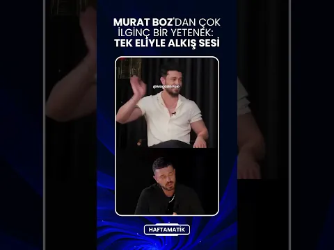 Murat Boz'dan çok ilginç bir yetenek: Tek eliyle alkış sesiSiz yapabilir misiniz?
