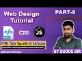 Ch - 8 HTML Table Tag Explained with All Attributes Beginner to Advanced Nexgen Education Team
