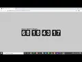 Flip Clock jQuery Plugin Tutorial Countdown Count Up Timer with FlipTimer