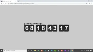 Flip Clock jQuery Plugin Tutorial Countdown Count Up Timer with FlipTimer