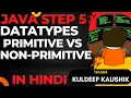 Step 5 JAVA Datatypes Complete Codes best practices Interview 0 to Hero