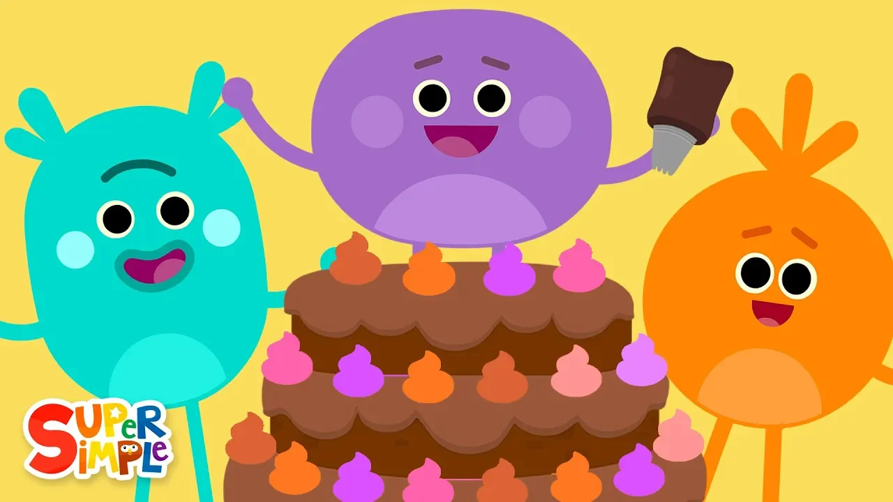Pink Purple Orange Brown | Kids Colors Song | featuring The Bumble Nums | Super Simple Songs