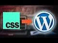 How to Add Custom CSS HTML to Wordpress Post