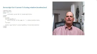 Javascript Get Current URL Using window location href