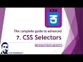 Advanced CSS Selectors or Combinators CSS Tutorial Series