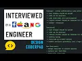 Design CoderPad System Design Interview with a Senior FAANG Engineer
