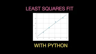 Least Squares Fit and Graphing in Python