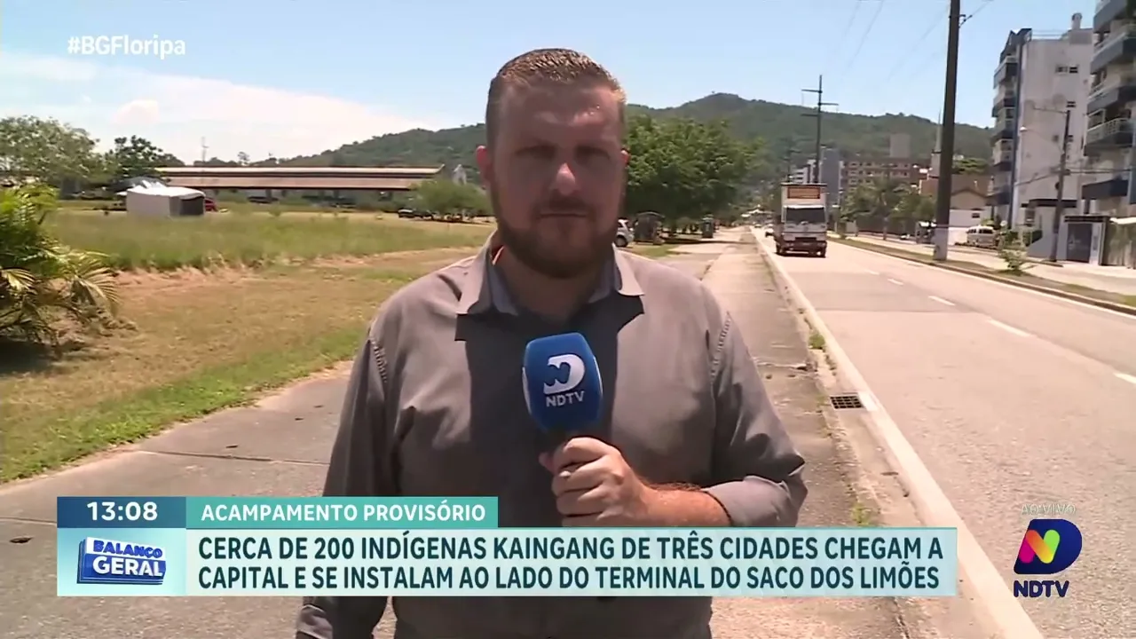 Presença Kaingang: indígenas chegam a Florianópolis e se instalam no Saco dos Limões