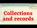 PLSQL - Collection and record