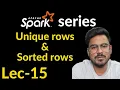 Unique sorted records Lec-15 spark interview questions