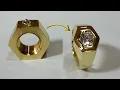 Lagu I Turn Hex Nuts Into Mens Ring | Learn To Make Jewelry Handmade