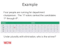 9 Math of Voting Preference Ballots
