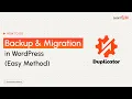 How to Backup Restore Migrate WordPress with Duplicator Plugin - Free Easy Method