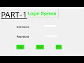 How to create Login System in Python Tkinter System Part-1 Python Projects