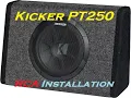 Kicker PT250 Installation Aftermarket Stereo RCA