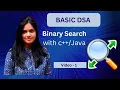 binary search iterative and recursive solution Basic DSA series leetcode 704