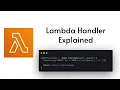 What are AWS Lambda Handlers exports handler explained Express API vs Lambda Handlers