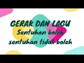 Download Lagu Gerak dan lagu sentuhan boleh, sentuhan tidak boleh