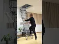 Download Lagu Electric attic stairs with handrails remote control ceiling folding telescopic #homegadgetshaven
