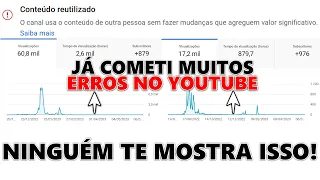 JAMAIS FAÇA ESSAS CAGADAS SE QUISER CRESCER NO YOUTUBE