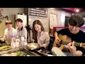 식당에서 갑자기 실제가수의 미친 고음을 처음들은 학생들 반응 ㄷㄷ (HYNN 박혜원 - 시든꽃에물을주듯)