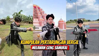 Kumpulan Pertarungan Pahlawan VERGIL Melawan Geng Samurai
