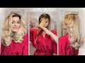 Simple step by step round layers and haircut tutorial Face framing trim