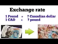 Pound to Canadian Dollar l British Pound to canadian dollar exchange rate l Dollar to British Pound