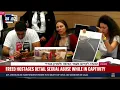 Freed hostages detail sexual abuse while in captivity