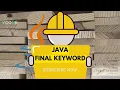 FINAL KEYWORD - JAVA V-CODE CSI VIT-AP