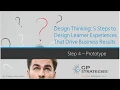 Design Thinking Step 4 - Prototype