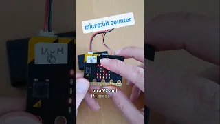 How to code a counter with the micro bit Getting started with the micro bit
